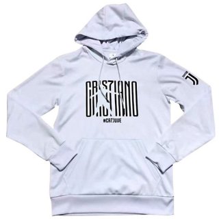 Sweat Shirt Capuche Juventus 2018 2019 Blanc