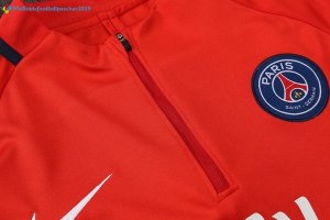 Survetement Paris Saint Germain 2017 2018 Rouge Bleu