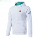 Sweat Shirt Capuche Real Madrid Enfant 2017 2018 Blanc