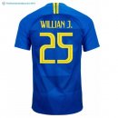 Maillot Brésil Exterieur Willian J. 2018 Bleu