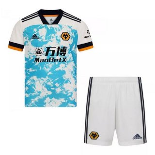 Maillot Wolves Exterieur Enfant 2020 2021 Blanc Maillot Wolves Exterieur Enfant 2020 2021 Blanc