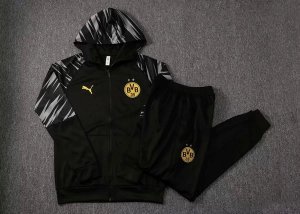 Sweat Shirt Capuche Borussia Dortmund 2021 2022 Noir