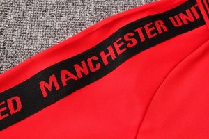 Polo Ensemble Complet Manchester United 2019 2020 Rouge Noir