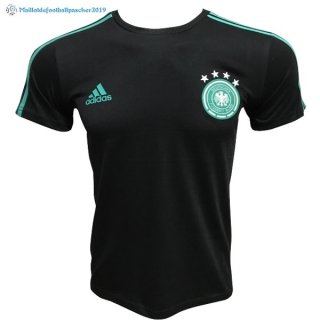 Maillot Entrainement Allemagne 2018 Noir Vert Maillot Entrainement Allemagne 2018 Noir Vert