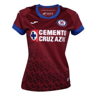 Maillot Cruz Bleu Exterieur Femme 2020 2021 Rouge