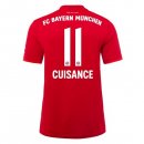 Maillot Bayern Munich NO.11 Cuisance Domicile 2019 2020 Rouge