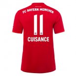 Maillot Bayern Munich NO.11 Cuisance Domicile 2019 2020 Rouge