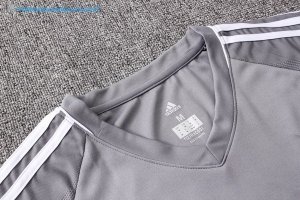 Maillot Entrainement Manchester United Ensemble Complet 2017 2018 Gris