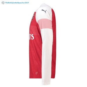 Maillot Arsenal Domicile ML 2018 2019 Rouge