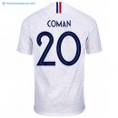 Maillot France Exterieur Coman 2018 Blanc