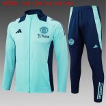 Enfant Survetement Manchester United 2025-2026 Bleu