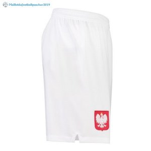 Pantalon Pologne Domicile 2018 Blanc