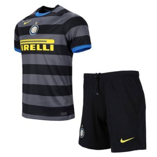 Maillot Inter Milan Third Enfant 2020 2021 Gris Maillot Inter Milan Third Enfant 2020 2021 Gris