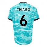 Maillot Liverpool NO.6 Thiago Exterieur 2020 2021 Bleu