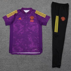 Polo Manchester United Ensemble Complet 2021 2022 Purpura