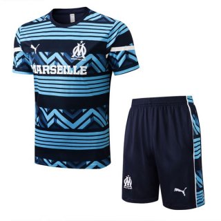 Maillot Entrainement Marseille Ensemble Complet 2022 2023 Bleu Maillot Entrainement Marseille Ensemble Complet 2022 2023 Bleu