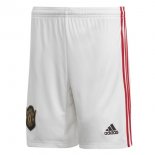 Pantalon Manchester United Domicile 2019 2020 Blanc