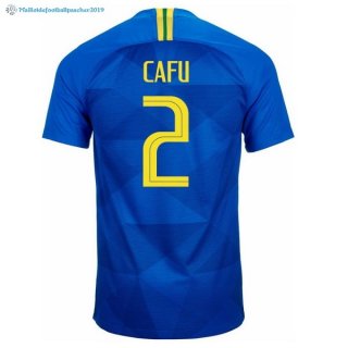 Maillot Brésil Exterieur Cafu 2018 Bleu Maillot Brésil Exterieur Cafu 2018 Bleu