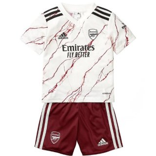 Maillot Arsenal Exterieur Enfant 2020 2021 Blanc