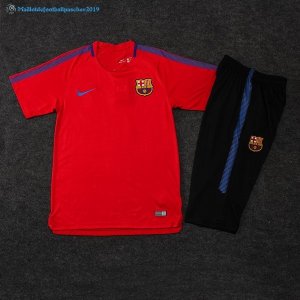 Entrainement Barcelona Conjunto Completo 2017 2018 Rouge