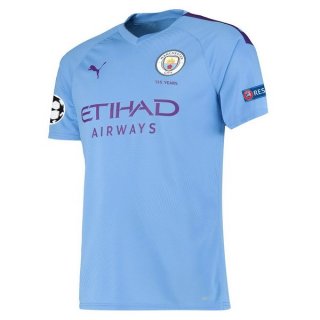 Maillot Manchester City Domicile 2019 2020 Bleu