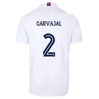Maillot Real Madrid Domicile NO.2 Carvajal 2020 2021 Blanc Maillot Real Madrid Domicile NO.2 Carvajal 2020 2021 Blanc