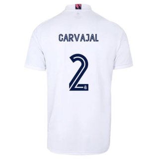 Maillot Real Madrid Domicile NO.2 Carvajal 2020 2021 Blanc