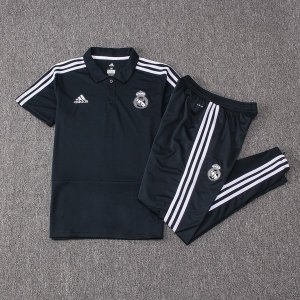 Polo Real Madrid Ensemble Complet 2018 2019 Bleu