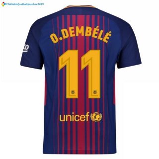 Maillot Barcelona Domicile O.Dembele 2017 2018 Maillot Barcelona Domicile O.Dembele 2017 2018