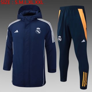 Doudoune Real Madrid Ensemble Complet 2024 2025 Bleu 2 Doudoune Real Madrid Ensemble Complet 2024 2025 Bleu 2