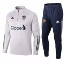 Survetement Leeds United 2020 2021 Gris Noir