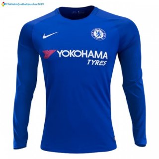 Maillot Chelsea Domicile ML 2017 2018 Maillot Chelsea Domicile ML 2017 2018