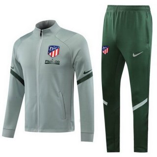 Survetement Atlético De Madrid 2020 2021 Gris Vert Survetement Atlético De Madrid 2020 2021 Gris Vert