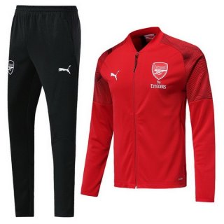 Survetement Arsenal 2018 2019 Rouge Noir