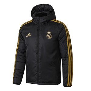 Veste Vers Le Bas Real Madrid Ensemble Complet 2019 2020 Noir