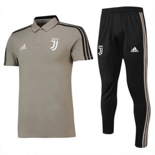 Polo Juventus Ensemble Complet 2018 2019 Marron Noir Polo Juventus Ensemble Complet 2018 2019 Marron Noir
