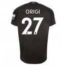 Maillot Liverpool NO.27 Origi Third 2019 2020 Noir