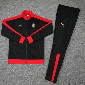 Survetement AC Milan 2019 2020 Noir Rouge Jaune