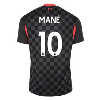 Maillot Liverpool NO.10 Mane Third 2020 2021 Noir