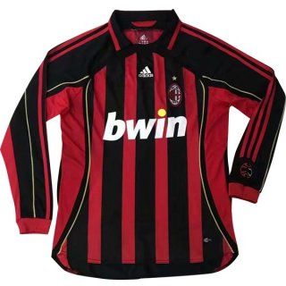 Maillot AC Milan Domicile ML Retro 2006/2007 Rouge Maillot AC Milan Domicile ML Retro 2006/2007 Rouge