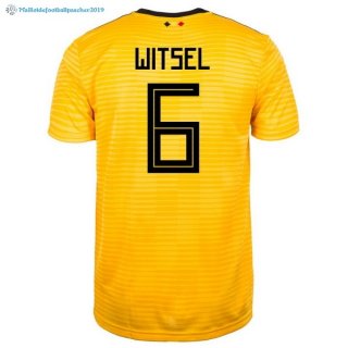 Maillot Belgica Exterieur Witsel 2018 Jaune Maillot Belgica Exterieur Witsel 2018 Jaune