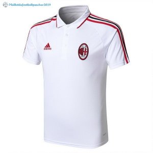 Polo AC Milan Ensemble Complet 2017 2018 Blanc