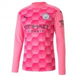 Thailande Maillot Manchester City Third ML Gardien 2020 2021 Rose