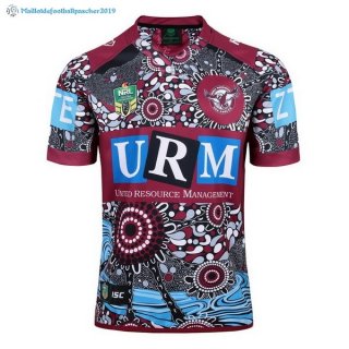 Maillot Rugby Manly Sea Eagles Indígena 2017 2018 Rouge Maillot Rugby Manly Sea Eagles Indígena 2017 2018 Rouge