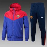 Coupe Vent Barcelone Ensemble Complet 2025-2026 Rouge Bleu