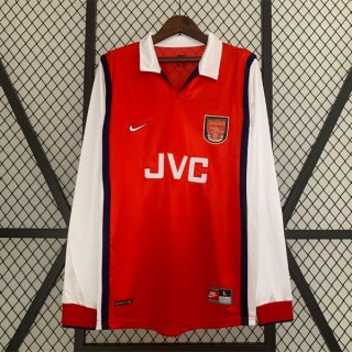 Thailande Maillot Arsenal Domicile ML Retro 1998 1999 Thailande Maillot Arsenal Domicile ML Retro 1998 1999