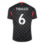 Maillot Liverpool NO.6 Thiago Third 2020 2021 Noir