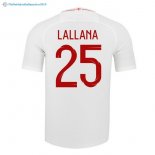 Maillot Angleterre Domicile Lallana 2018 Blanc