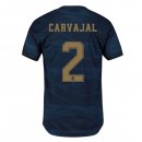 Maillot Real Madrid NO.2 Carvajal Exterieur 2019 2020 Bleu