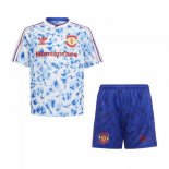 Maillot Manchester United Human Race Enfant 2020 2021 Bleu